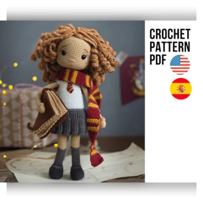 Amigurumi Cute Witch Crochet Pattern Doll - Olga Krylova