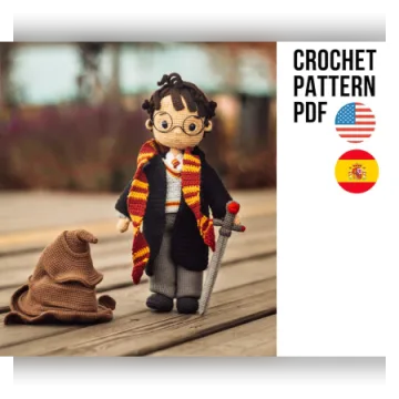 Amigurumi Famous Wizard Boy Crochet