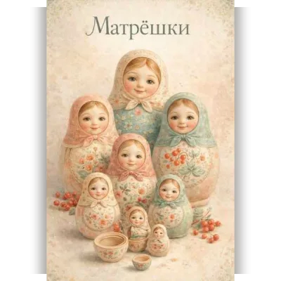 Артбук Матрешки - Марина Галичанская