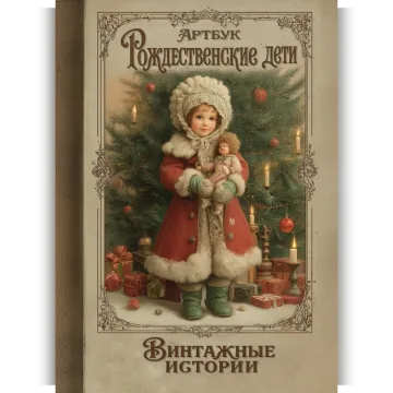 Артбук Рождественские дети. Винтажные истории