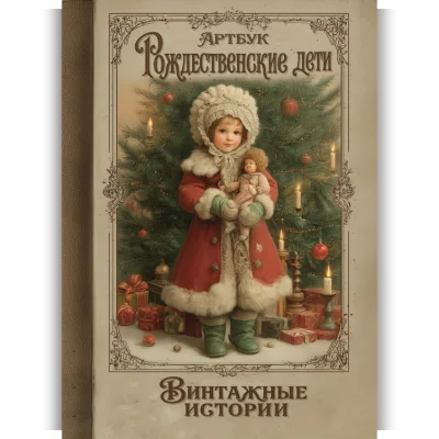 Артбук Рождественские дети. Винтажные истории - Марина Галичанская