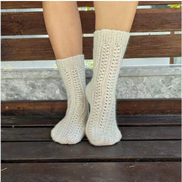 Ажурные носочки крючком - Наталья Воображалкина