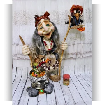 Баба Яга и Ворона