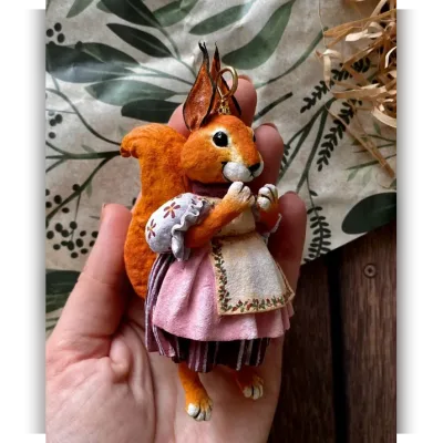 Белочка - cotton_toys_st