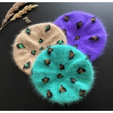 Берет Леопард - owlknit