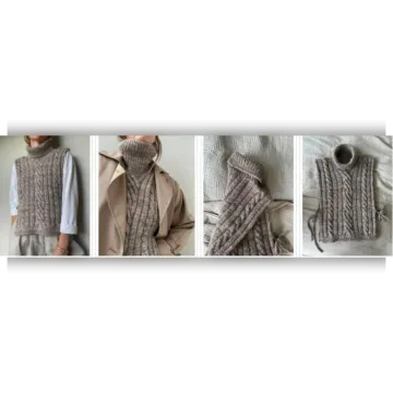 Безрукавка с воротом Twist Loop Collar - Otherloops