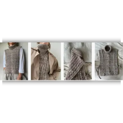 Безрукавка с воротом Twist Loop Collar - Otherloops