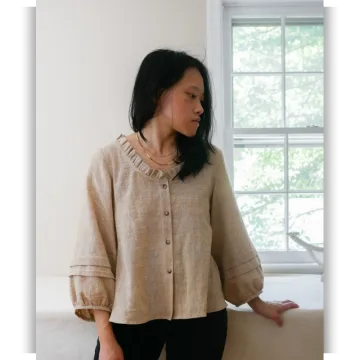 Блуза Vivian Shao Chen Nepheline Blouse. Размеры 1-9