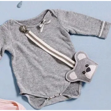 Боди для малыша №130 — выкройка из Burda 11/2014