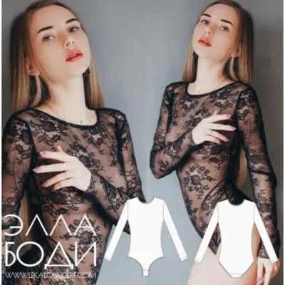 Боди Элла, размеры XS-L - lekalolingerie
