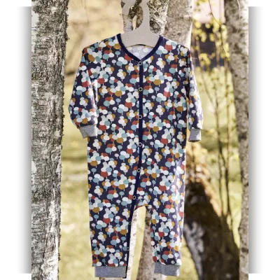 Цельнокроеный комбинезон для девочки №129 — выкройка из Burda 9/2020 - Burda Style