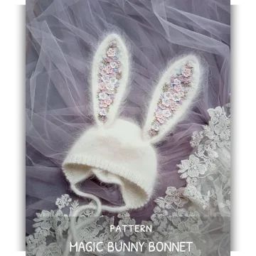 Чепчик Magic bunny bonnet - Lovalis knit