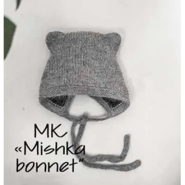 Чепчик mishka_bonnet - Алия Карабаева