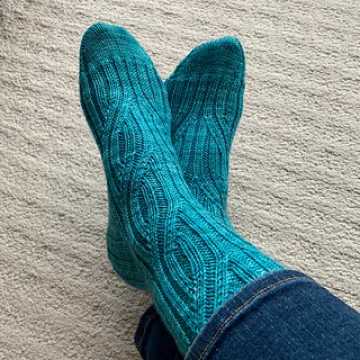 Coral Reef Socks. Носки Коралловый Риф - Лиза Ханнес, Lisa Hannes