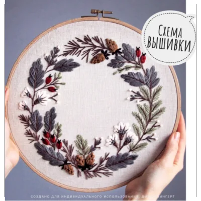Цветочный венок «Еловые шишки» - Diana Vingert