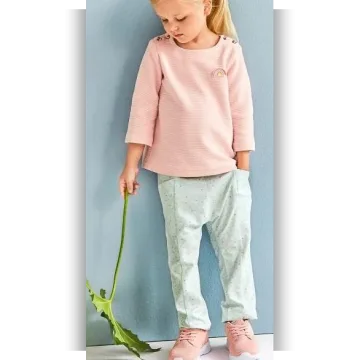 Детские брюки №130. Выкройка из Burda № 1-2020