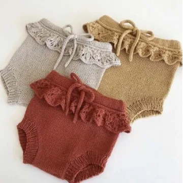 Детские шортики спицами Erantis Bloomers - Вяжи.ру