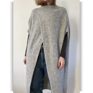 Длинная безрукавка Umma - Aegyoknit