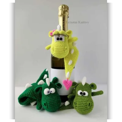 Дракон Шампусик - Татьяна Knittoy