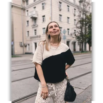 Двухцветная тишот - Маргарита Терехова