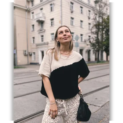 Двухцветная тишот - Маргарита Терехова