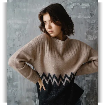 Джемпер aura zigzag - Aura Yarns