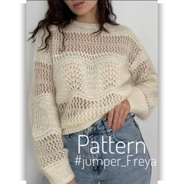 Джемпер Freya - Knitting Patterns