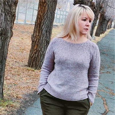Джемпер Капли по стеклу - Ольга Серёжина