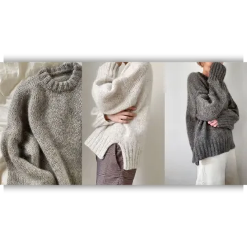 Джемпер оверсайз с японским плечом Sweater no.14 - My favourite things