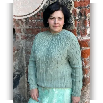 Джемпер Ромбы - Ирина Кунц