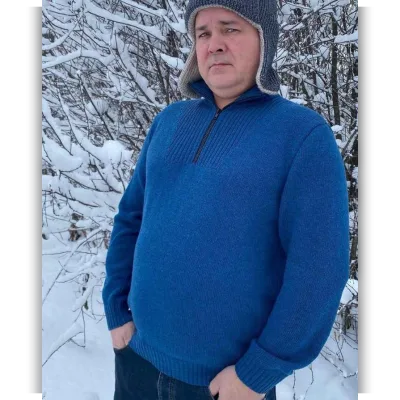 Джемпер унисекс с застежкой на молнии - Ирина Сабирова