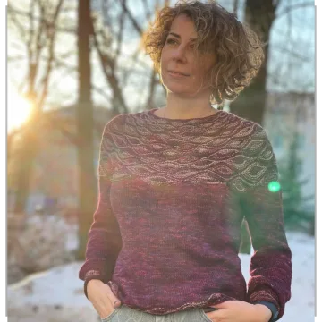 Джемпер Зимний полдень - Людмила Аксёник