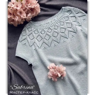 Джемпер/футболка Sabrina - avgustina_knit