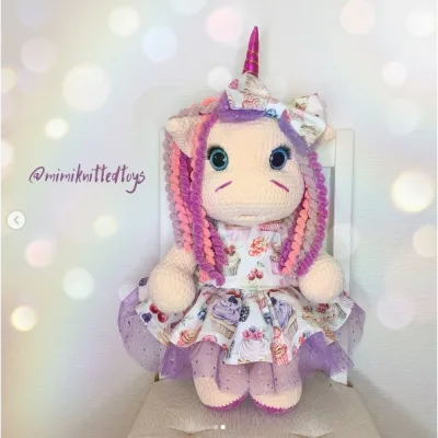 Единорожка Крошка Кенди - mimiknittedtoys