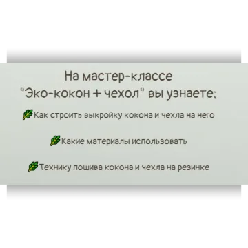 Эко-кокон + чехол