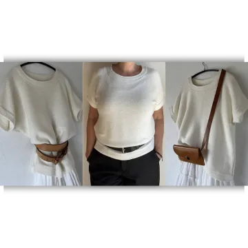 Элегантный топ Plain-tee - Вяжи.ру