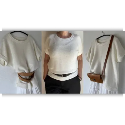 Элегантный топ Plain-tee - Вяжи.ру