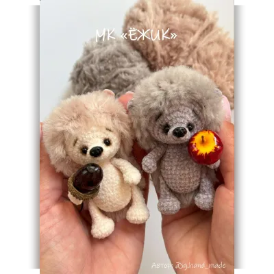 Ёжик - Galina Knittedtoys