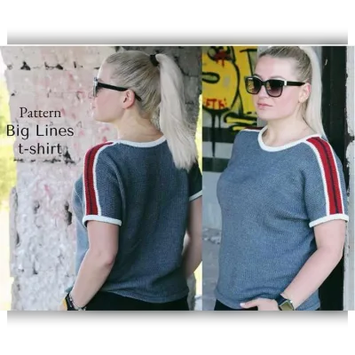Футболка Big Lines t-shirt - Ксения Маликова