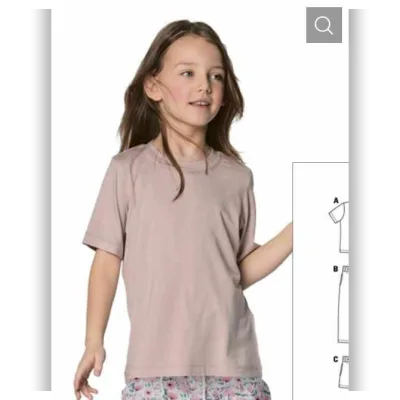 Футболка прямого кроя №9288 A — выкройка из Каталог Burda 2/2020 - Burda Style