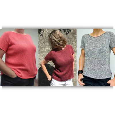 Футболка реглан Sammensat T - Elsebeth Judith