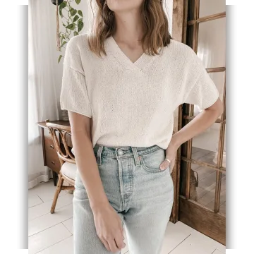 Футболка спицами сверху Moon Set Tee - Ozetta