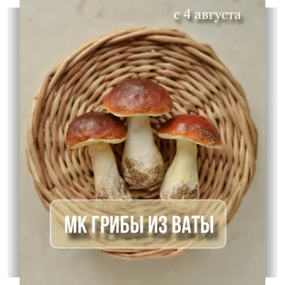 Грибы из ваты - Марина Климук