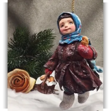 Игрушки из ваты "Зимние забавы"