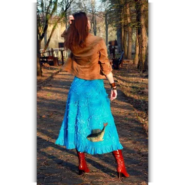 Юбка с хариусами