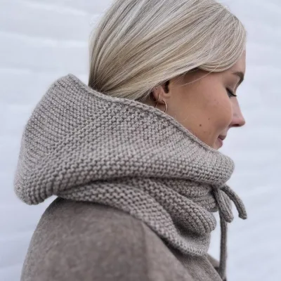 Капор капюшон вязаный спицами My Jose Hood - NORgardknitters