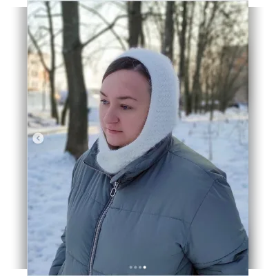 Капор на кнопках - Лилия Коробейникова