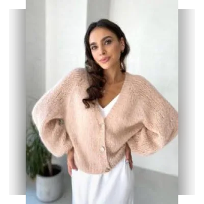 Кардиган Crop cardi - Елена Яровая