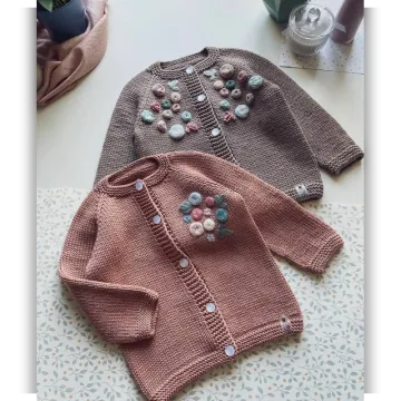 Кардиган Flower meadow cardi - lublu.knitwear