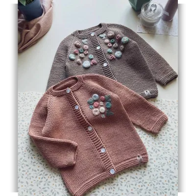 Кардиган Flower meadow cardi - lublu.knitwear